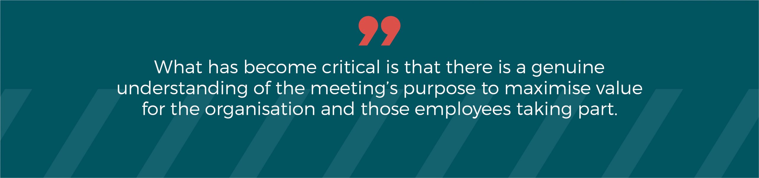 Henrietta Balint: Understanding the meeting’s purpose