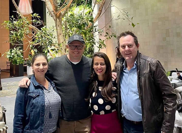 1000MTG CEO and advisors relax at the Capella Hotel in Sydney.